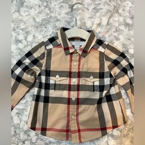 Burberry Infant Button Down 6 Months